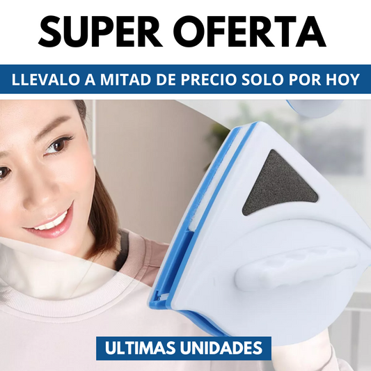 Limpiador Magnetico® Mantén tus ventanas impecables sin comprometer tu seguridad